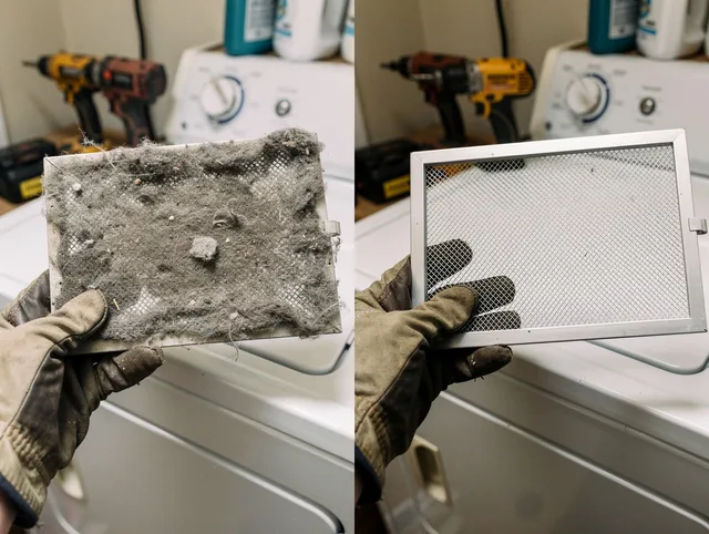 Professional lint trap cleaning by Margate Dryer Vent Cleaning in Margate